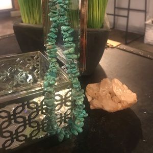 Turquoise necklace.